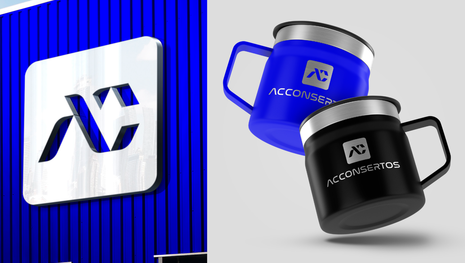 Projeto de identidade visual profissional desenvolvido para a AC Consertos pela Roxo Solutions