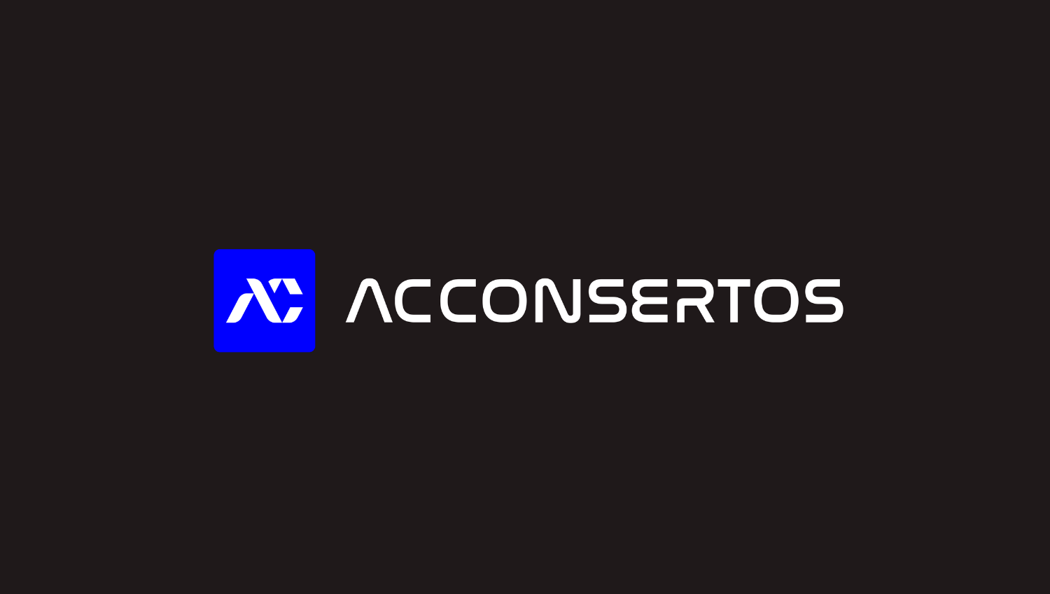 Logo AC Consertos em fundo preto